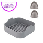 Squar gray 19cm with Hand Clip