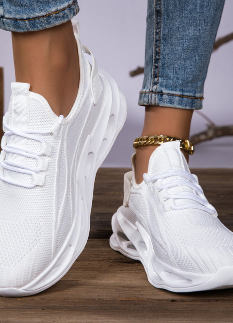 Zapatillas de malla informales con suela blanda