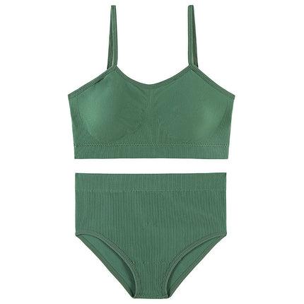 No Steel Ring Comfortable Breathable Bra & Panties Set