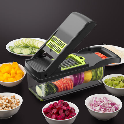 7-in-1 Multifunctional Vegetable & Fruit Cutter – Slicer, Dicer & Chopper