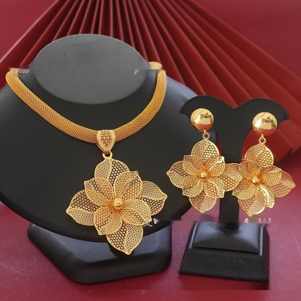 Pendant Necklace & Earrings Set