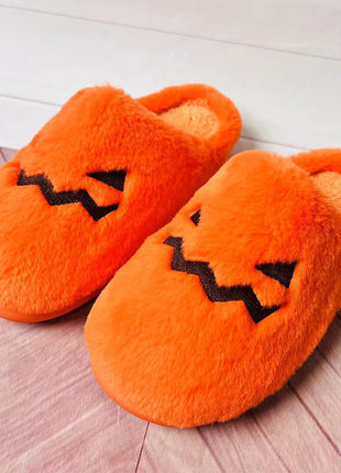 可愛いハロウィンパンプキンスリッパ