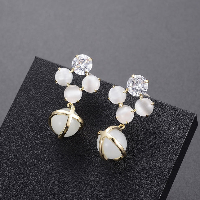 Fashionable Round High-end Earrings