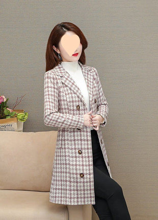 スリムフィット春秋コート