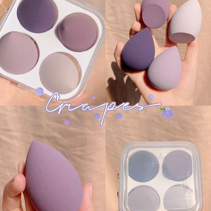Makeup Sponge Egg with Box Set of 4