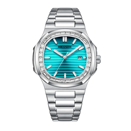 Diamond Steel Belt Luminous Quartz Waterproof Watch