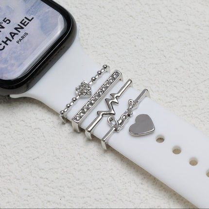 Strap DIY Decorative Buckle Silicone Watch Accessories