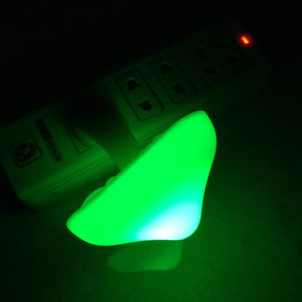 LED Night Light Mushroom Wall Socket Lamp Warm White Light-control Bedroom Light Home Decoration