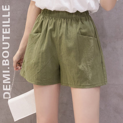 Korean Style High Waist Loose Shorts