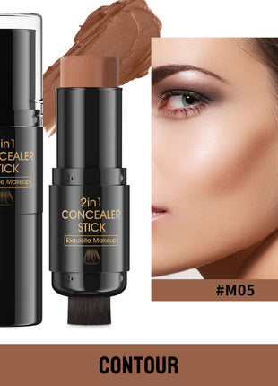 مرحباً، قلم تحديد وإبراز ثنائي الرأس من كيس مع فرشاة