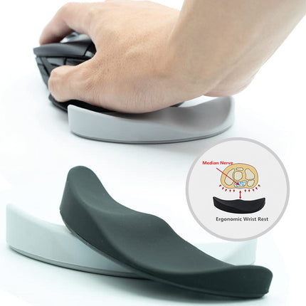 Ergonomic Mouse Wrist Rest Silicone Gel Non-Slip Streamline Support