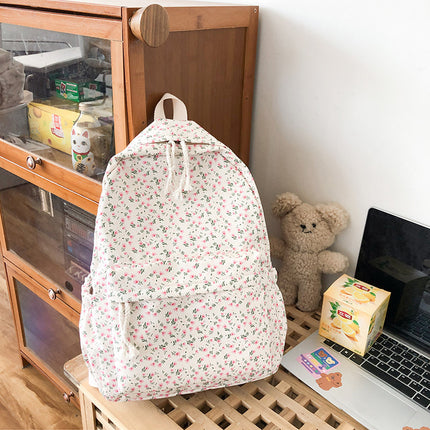 Versatile Casual Flower Backpack