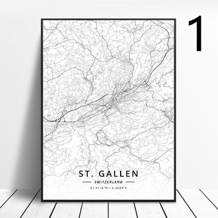 Switzerland - 60x80 cm