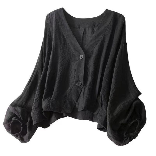 Loose-fitting Lightweight Thin Short Shirt