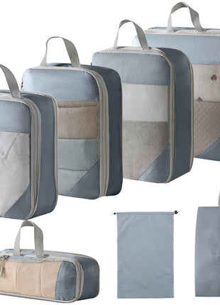 Travel Compression Mesh Storage Bag Suit Combination