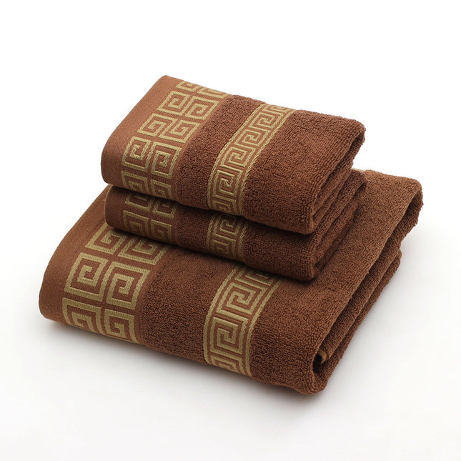 Cotton Towels Three-Piece Set – Soft & Absorbent