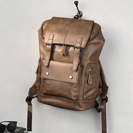Large Capacity Korean Casual Retro Backpack