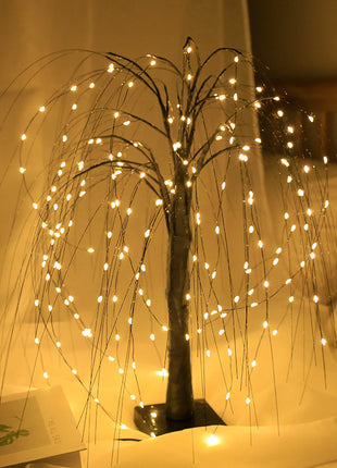 وهم ترتيب المشهد أضواء سلك نحاسي إضاءة ليلية مزخرفة