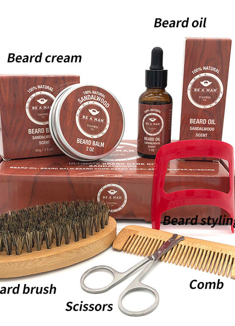Set de cuidado para barba: Aceite para barba y Crema para barba