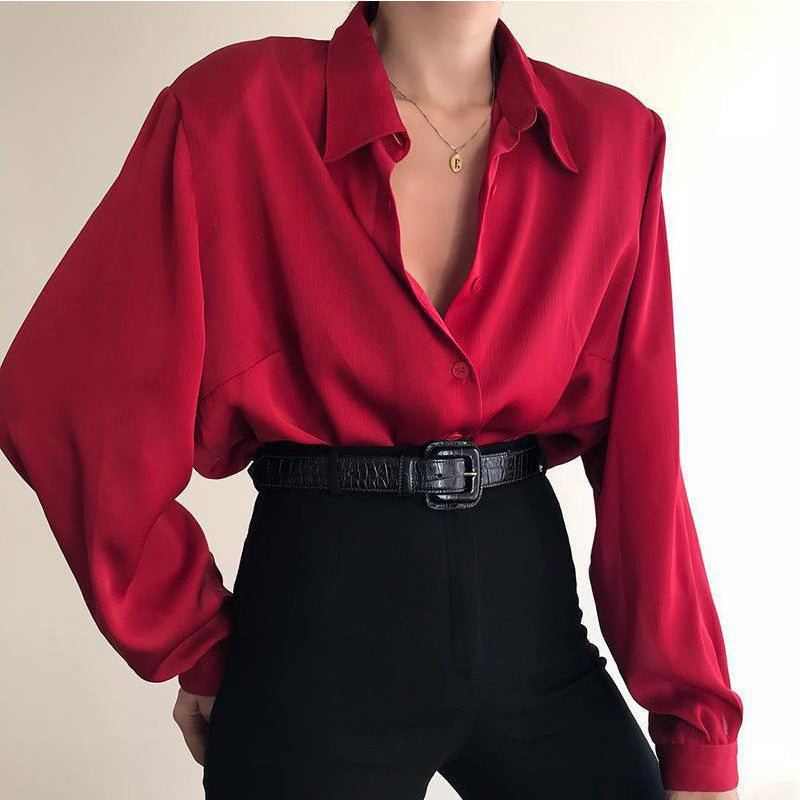 Loose Design Intellectual Elegant Shirt