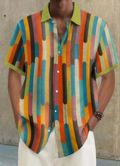 Camisa hawaiana de impresión digital