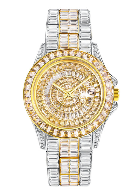 Square Full Diamond Watch High-grade Zircon