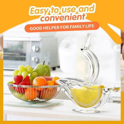 Manual Lemon Juicer Transparent Acrylic Squeezer Kitchen Tools Gadgets