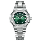 Silver Case Green Surface