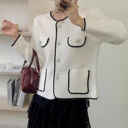 Mink Velvet Soft Glutinous Fashion Sweater for Autumn and Winter