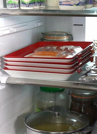 Reusable Food Preservation Tray — Keep Food Fresher, Longer, Greener