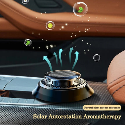 Solar Powered Car Air Freshener & Cleaner Perfume Fragrance Diffuser