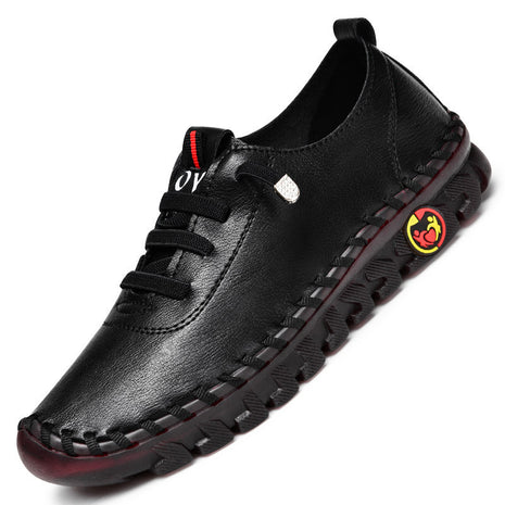 Handmade Leather Stitching Soft Bottom Shoes