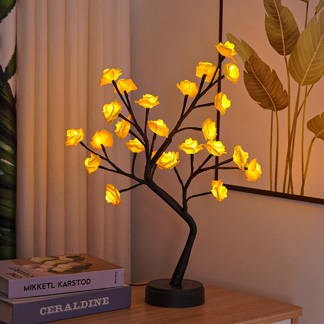 Flower Tree Table Lamps USB Operated