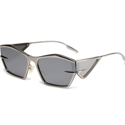 Futuristic Full-Frame Sunglasses – Technology-Inspired Fashion