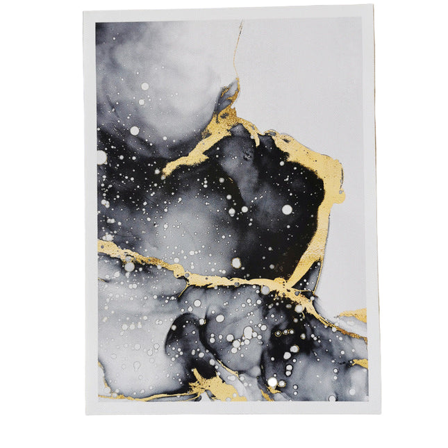 Black & Gold Marble - 60x80 cm
