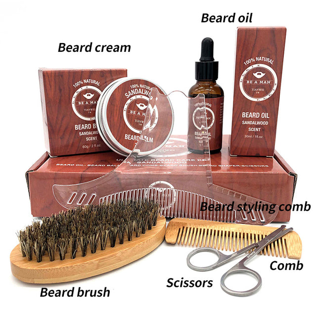 Beard Care Set Beard Oil and Beard Cream
