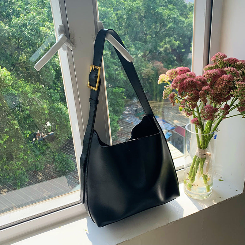 Leather Crossbody Shoulder Handbag