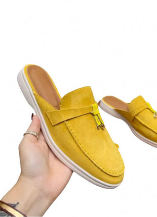 Zapatos planos ligeros de puntera cerrada de talla grande