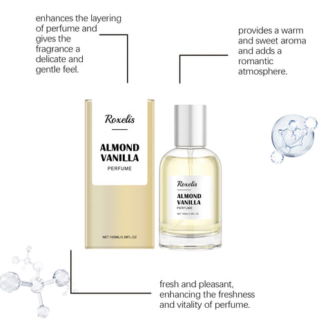 Perfume con encanto de vainilla para cuidado personal