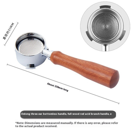 51mm Coffee Machine Modified Solid Wood Handle 43 types