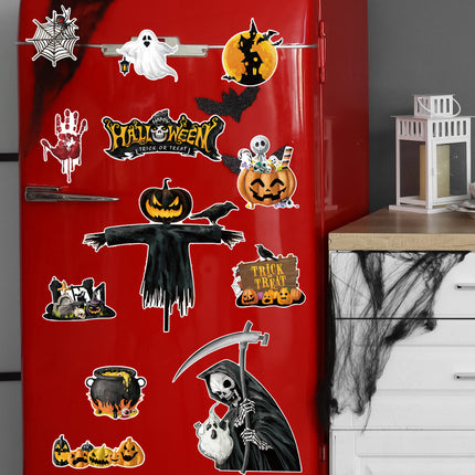 Halloween Magnetic Suction Fridge Stickers Set