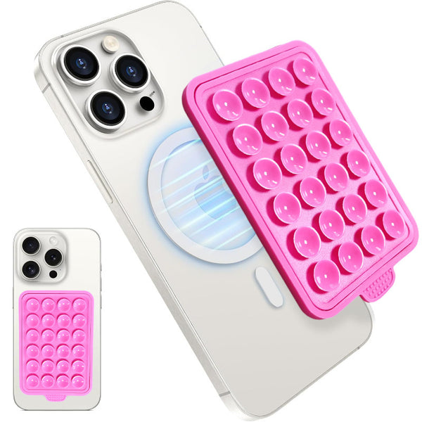 iPhone Magnetic Silica Gel Sucker – Strong Grip, Non-Slip