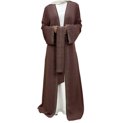 Sparks Lace-up With Pocket Abaya