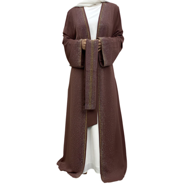 Sparks Lace-up With Pocket Abaya