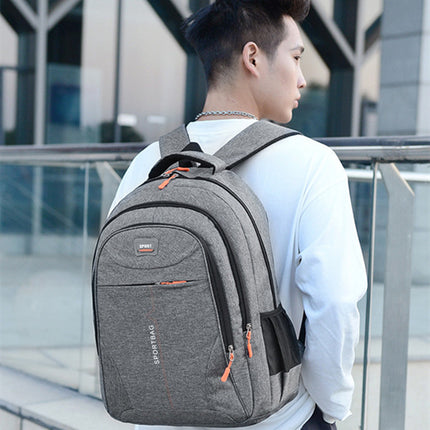 Fashionable Large Capacity Simple Double Shoulder Travel School Bag