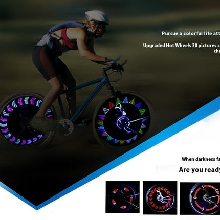 Bicycle Wheel Light – Night Riding Safety & Warning Accessory