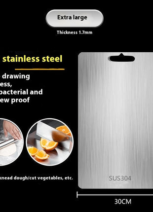 Double-sided 304 Stainless Steel Cutting Board