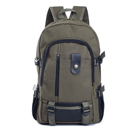 Canvas Student Backpack | Large Capacity School & Travel Bag