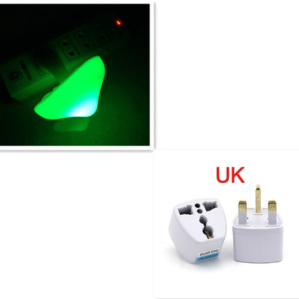 LED Night Light Mushroom Wall Socket Lamp Warm White Light-control Bedroom Light Home Decoration