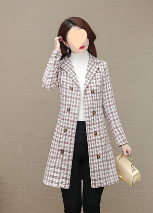 スリムフィット春秋コート